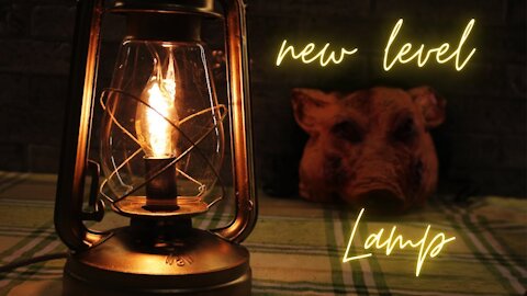 Restoration and alteration of a kerosene lamp