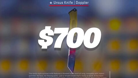 We Love a Good Doppler Knife! | AIDENGAMBLES