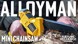 My new favorite tool: ALLOYMAN MINI CHAINSAW