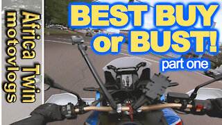 Best Buy Or Bust! - part one - Africa Twin Motovlog - Ring 3 Video Doorbell Battery - Oregon - PNW