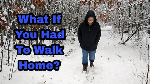 Get Home Bag and Supplies to Prep For Winter Traveling | Patrick Almost Didn't Make It Home