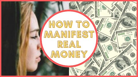 How to Manifest money 💰!!