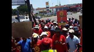 Numsa march against exploitation in Rustenburg mines (MGf)