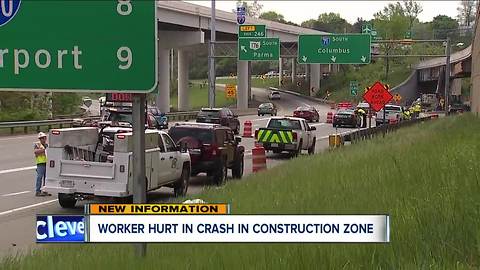 Man hit while working in construction zone on State Route 176