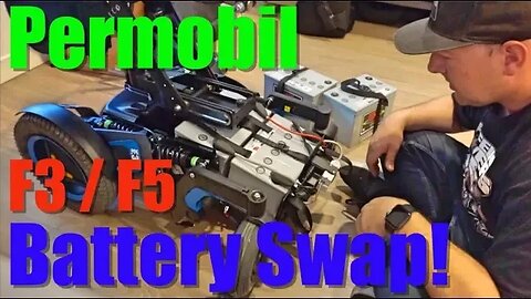 WHEELCHAIR REPAIR: Permobil F3/F5 Battery swap