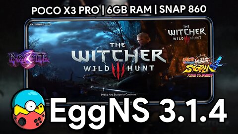 EggNS v3.1.4 | CORREÇÃO DE GRÁFICOS | The Witcher 3, Naruto Storm 4, Bayonetta 3, Skyrim...