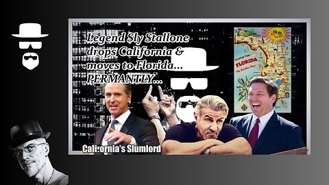 SLY FINALLY DROPS CALI, MOVING TO FLORIDA...