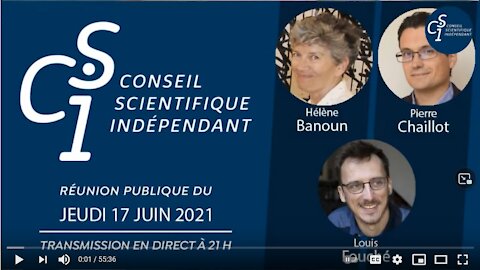 Réunion publique n°10 du CSI (Conseil scientifique indépendant)