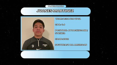 Juanes Martinez (LGSA U20 UPSL, 3.4 GPA, Class of 2022) Highlight Video