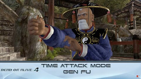 Dead or Alive 4: Time Attack Mode - Gen Fu