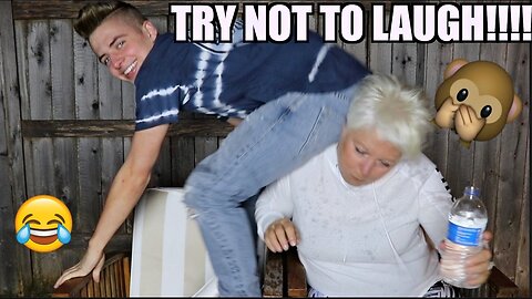 TRY NOT TO LAUGH CHALLENGE W/ Nana | Zach Clayton