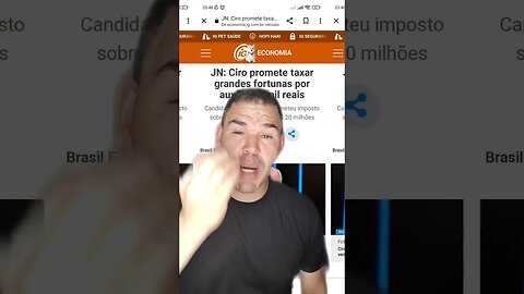 político defende que seu dinheiro é dele