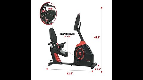 EVO-FIT RECUMBENT BIKE ELECTRO-MAGNETIC CARDIO FITNESS