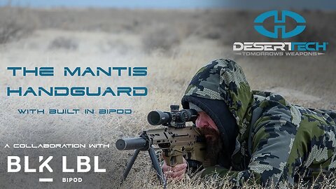 The Blk Lbl Mantis Handguard for the Desert Tech MDRX