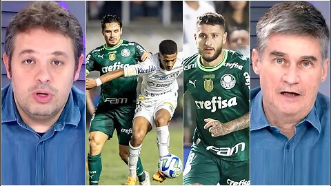 "Gente, o Palmeiras NÃO VENCEU o Santos, mas é o ÚNICO TIME que..." VEJA DEBATE após 0 a 0!