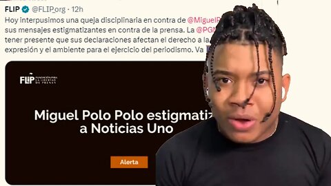 🛑 Flip interpuso una queja disciplinaria contra Miguel Polo Polo por ataques a la prensa👇👇