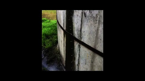 leaking concrete water tank repair process - this video shows how to repair leaking tanks.