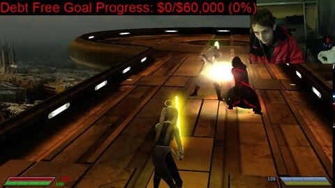 Kylo Ren VS Qui Gon Jinn In A Battle With Live Commentary In Star Wars Jedi Knight Jedi Academy