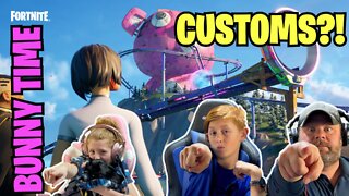 LIVE 🔴 FORTNITE! FIRST CUSTOMS!