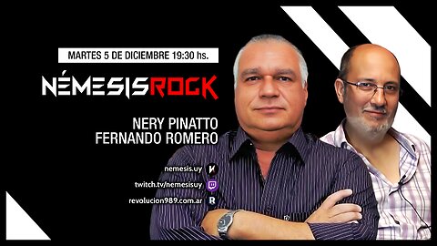 NÉMESIS ROCK - Con Nery Pinatto, Fernando Vega, desde Argentina, Fernando Romero Moreno [05.12.2023]