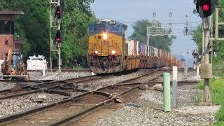 CSX Q137 Intermodal Train from Fostoria, Ohio June 12, 2021