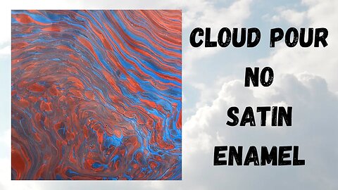 Cloud Effect without using Satin Enamel - Cloud Pour Technique for Beginners