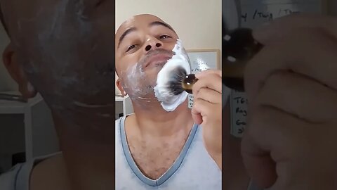 ASMR LATHERING Steel Credo by Areffa Soaps💈🧼🎞️👌🏾💈#asmr #shavingproducts #lathering #wetshaving #sotd