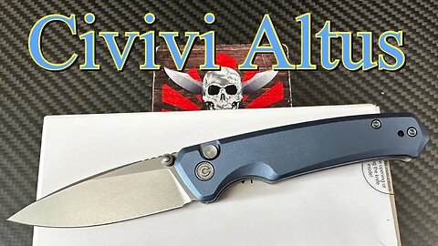 Civivi Altus button lock knife Now in aluminum !