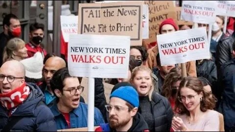 Workers at the New York Times paint target on themselves with 24 hr strike