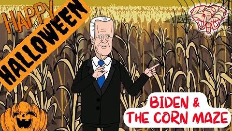 BIDEN gets LOST in a CORN MAZE | BUT Who Was He Talking To? 😂 [HALLOWEEN SPECIAL] w/ BLOOPER REELS!