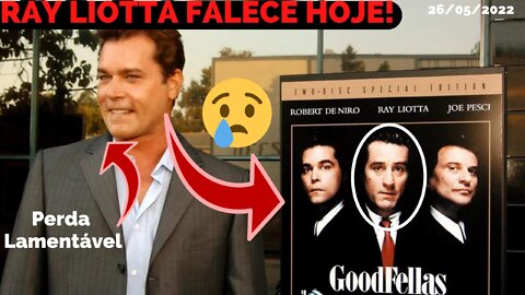 O CONSAGRADO ATOR RAY LIOTTA FALECEU HOJE AOS 67 ANOS DE IDADE