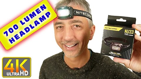 700 Lumen Ultrabright Headlamp Review: Nitecore NU33 Review (4k UHD)