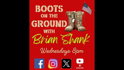 boots on the ground Wednesday night 8:00 p.m. Sharp