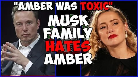 SHOCKING book TELLS all! Elon Musk Family HATES Amber Heard!