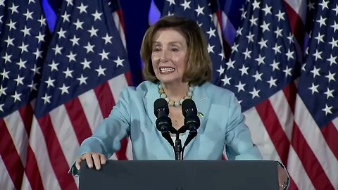 Nancy Pelosi Says She's Leaving Biden Event Early To Light Up Bay Bridge "In Gay Pride Colors"