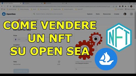 Come vendere un NFT su Open Sea - Spiegato Semplice! Tutorial