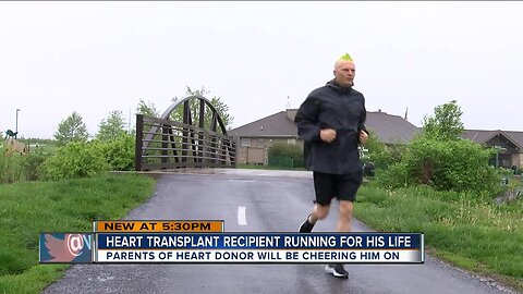 Heart transplant recipient runs for his life in the Flying Pig