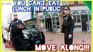 WE GOT A CALL | YOU CAN'T EAT LUNCH IN PUBLIC | MOVE ALONG!!!