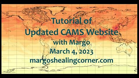 Tutorial of Updated CAMS Website with Margo (Mar. 4, 2023)