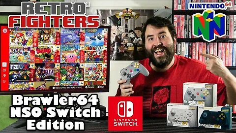 Retro Fighters N64 Nintendo Switch NSO Brawler 64 Controller - Adam Koralik