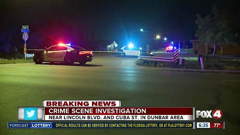 One dead at crime scene investigation in Dunbar community