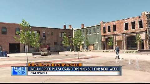 Caldwell's Indian Creek Plaza's big debut next week