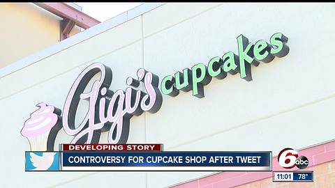 Facebook post by owners of cupcake shop stirs up American flag controversy