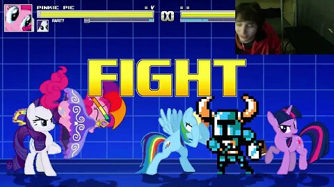 My Little Pony Characters (Twilight Sparkle, Rainbow Dash, And Rarity) VS Shovel Knight In A Battle