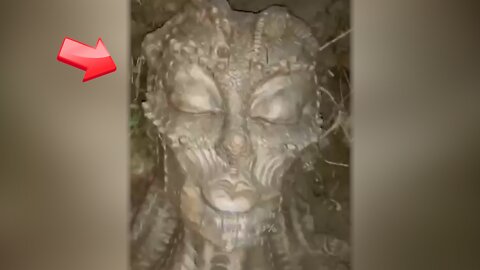 Unearthed female Reptilian figure! real or fake [Space]