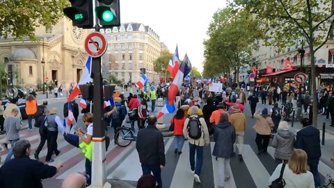 Rendez-vous de la Résistance, place du 18 Juin 1940 à Paris le 08 Octobre 2022 - Vidéo 2