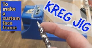 How to build a custom cabinet DIY - kreg jig - waterproof cabinet (Part 1)