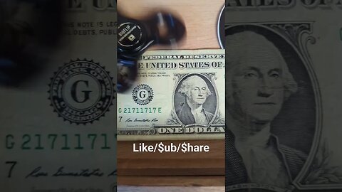 Fancy Friday vid12 #fancyserialnumbers #dollar #currency