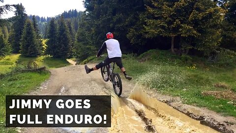 A COMEDY ENDURO RIDE IN MORZINE