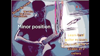 A minor guitar scale / beginner guitar lesson / beginner solo guitar lesson